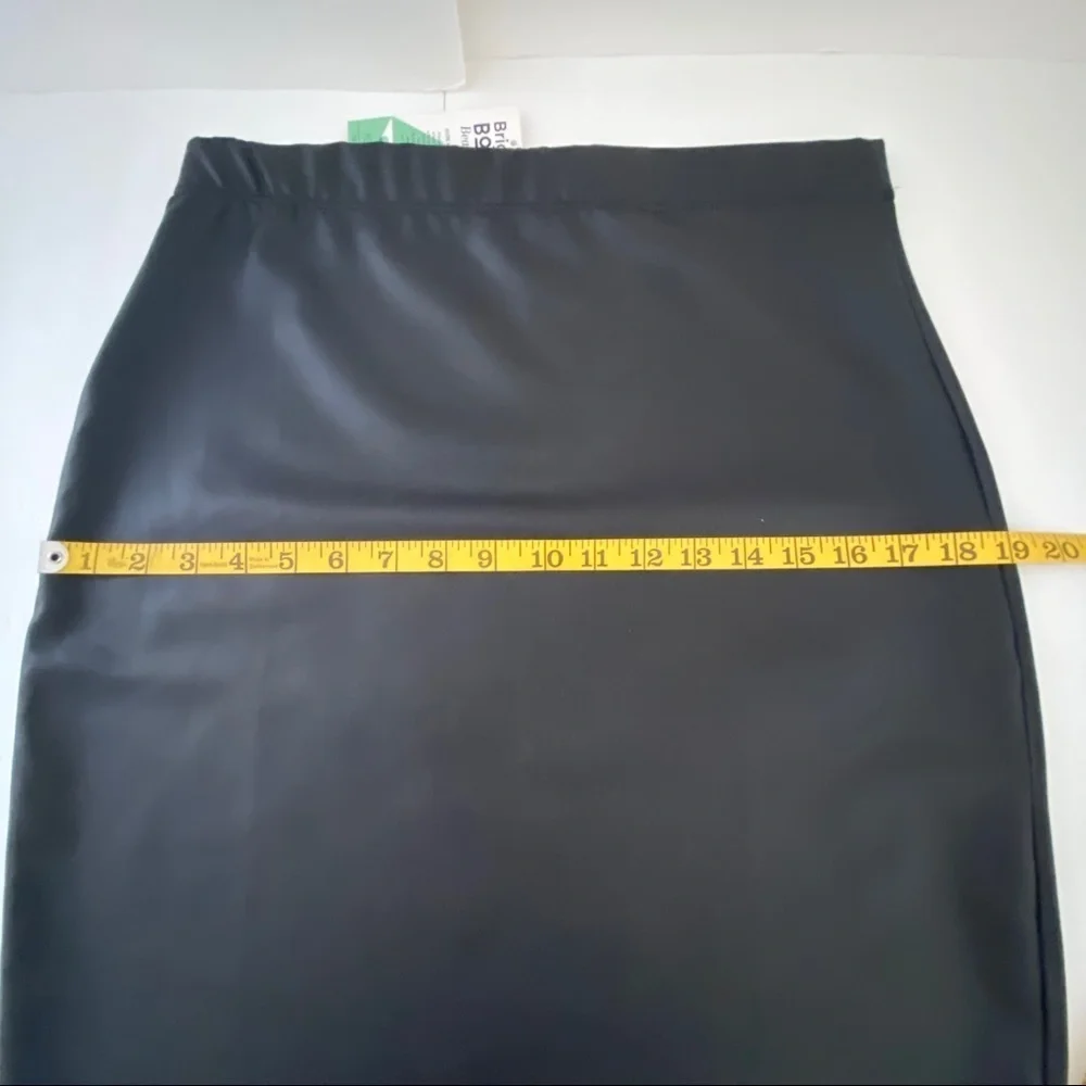 11. Honey and Lace Vegan Faux Leather Pleather Skirt